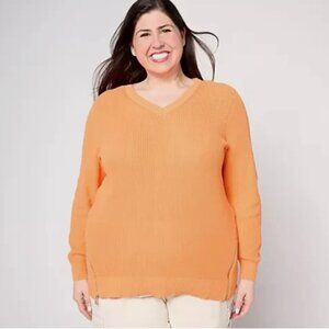 Belle Kim Gravel Diagnl Signture Zip Shkr Knit Sweater-Brd of Prds-Large-A636324